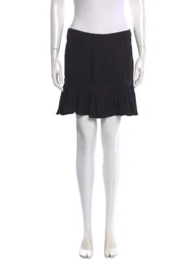 Pre-owned Prada Vintage Mini Skirt In Black