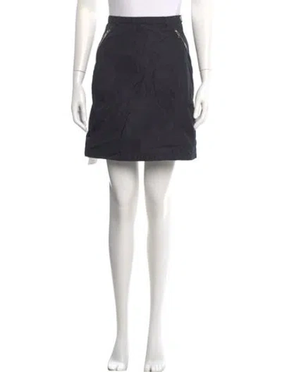 Pre-owned Prada Vintage Mini Skirt In Black