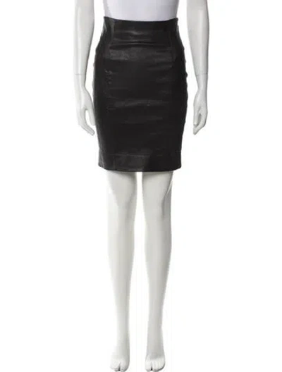 Pre-owned Prada Vintage Mini Skirt In Black