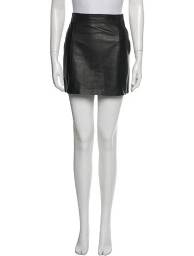 Pre-owned Prada Vintage Mini Skirt In Black