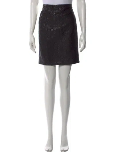 Pre-owned Prada Vintage Mini Skirt In Black