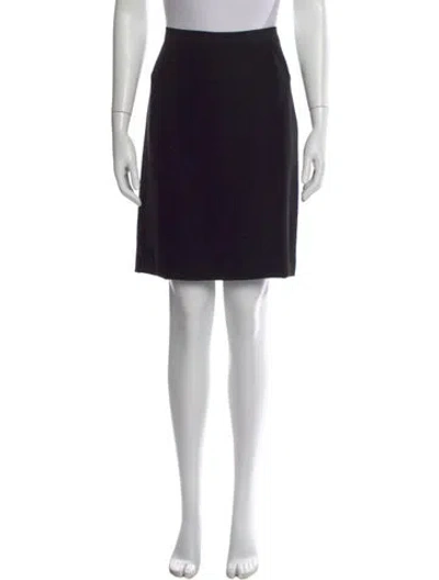 Pre-owned Prada Vintage Mini Skirt In Black
