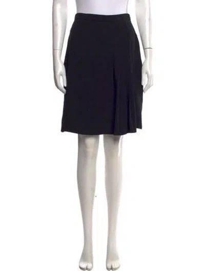 Pre-owned Prada Vintage Mini Skirt In Black