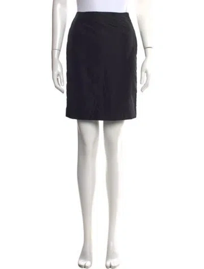 Pre-owned Prada Vintage Mini Skirt In Black