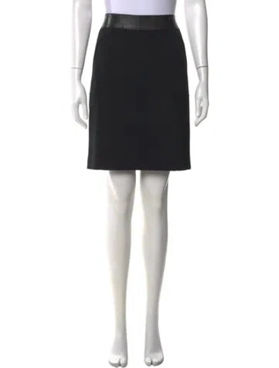 Pre-owned Prada Vintage Mini Skirt In Black