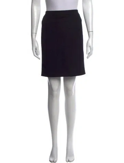 Pre-owned Prada Vintage Mini Skirt In Black