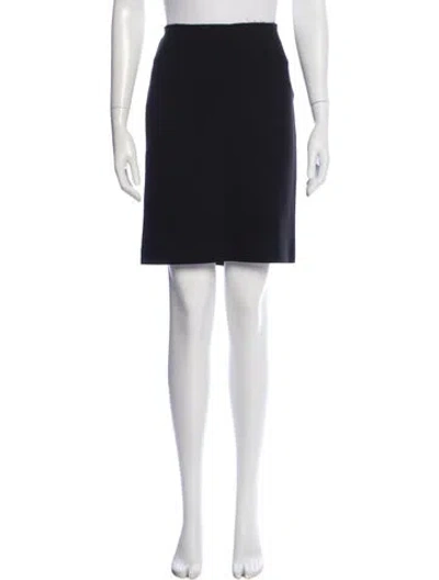 Pre-owned Prada Vintage Mini Skirt In Black