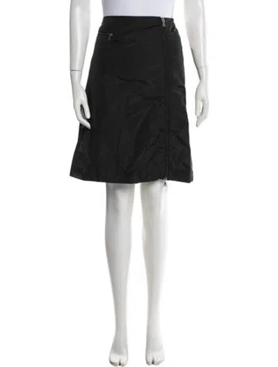 Pre-owned Prada Vintage Mini Skirt In Black
