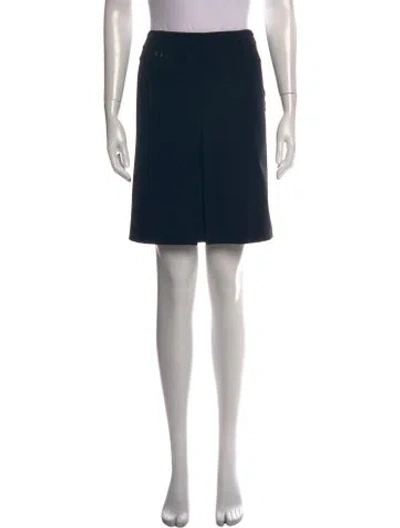 Pre-owned Prada Vintage Mini Skirt In Black
