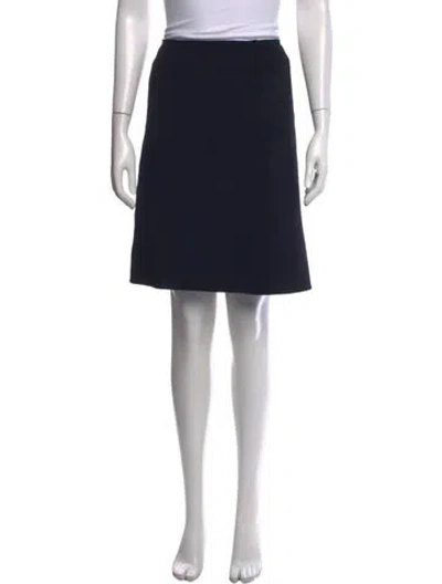 Pre-owned Prada Vintage Mini Skirt In Black