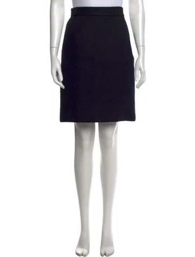 Pre-owned Prada Vintage Mini Skirt In Black