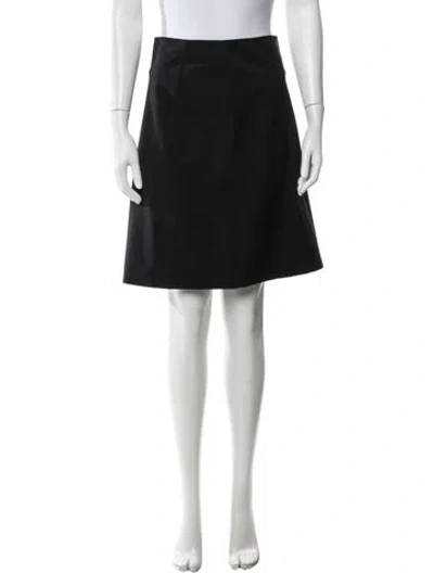 Pre-owned Prada Vintage Mini Skirt In Black