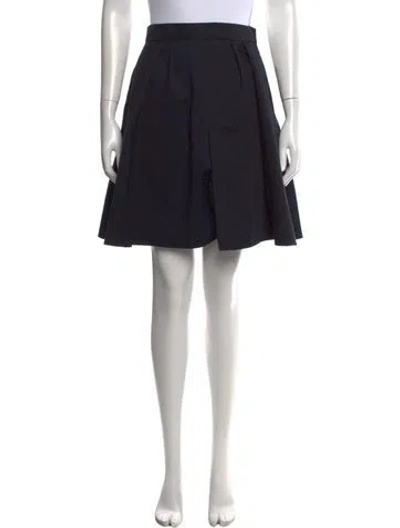 Pre-owned Prada Vintage Mini Skirt In Black