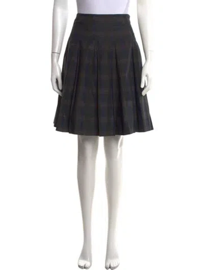 Pre-owned Prada Vintage Mini Skirt In Black