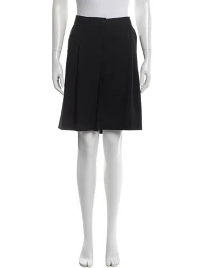 Pre-owned Prada Vintage Mini Skirt In Black