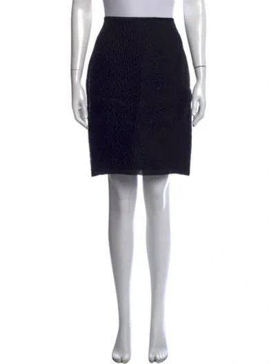 Pre-owned Prada Vintage Mini Skirt In Black