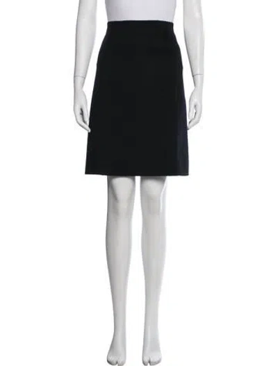 Pre-owned Prada Vintage Mini Skirt In Black