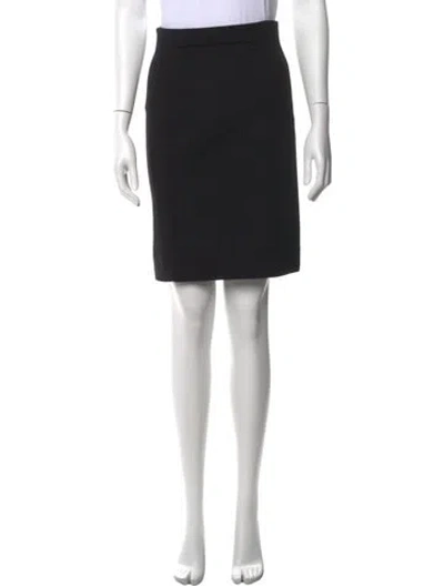 Pre-owned Prada Vintage Mini Skirt In Black