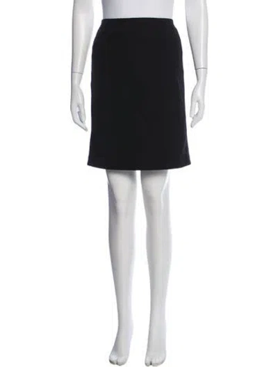 Pre-owned Prada Vintage Mini Skirt In Black