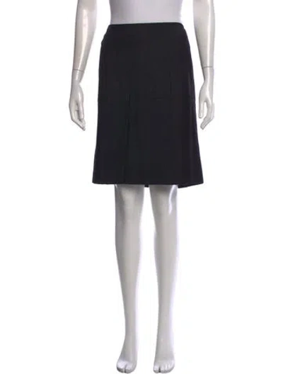 Pre-owned Prada Vintage Mini Skirt In Black