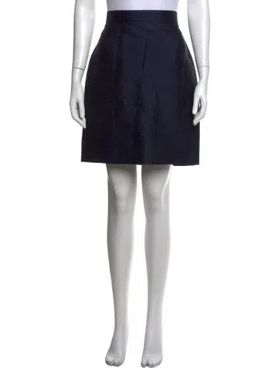 Pre-owned Prada Vintage Mini Skirt In Black