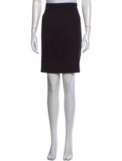 Pre-owned Prada Vintage Mini Skirt In Black