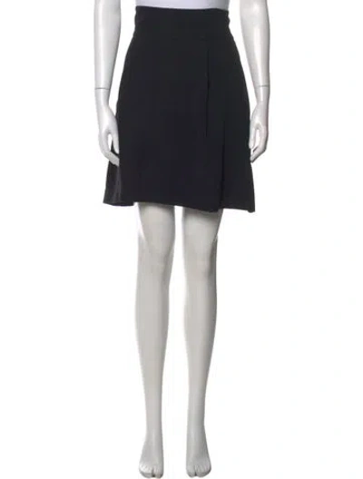 Pre-owned Prada Vintage Mini Skirt In Black