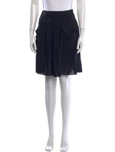 Pre-owned Prada Vintage Mini Skirt In Black