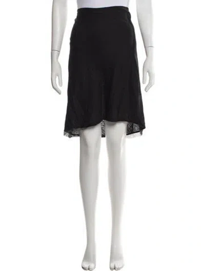 Pre-owned Prada Vintage Mini Skirt In Black