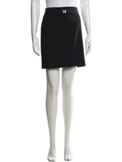 Pre-owned Prada Vintage Mini Skirt In Black