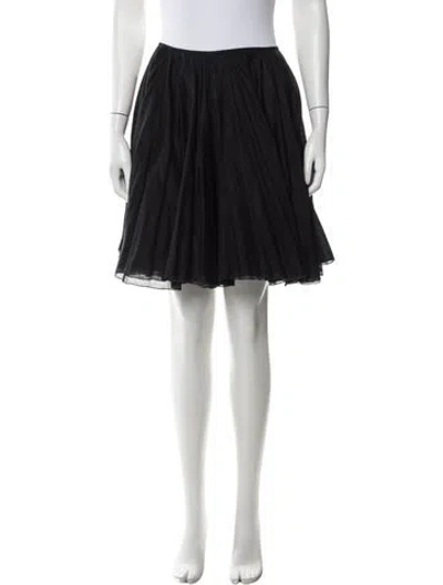 Pre-owned Prada Vintage Mini Skirt In Black