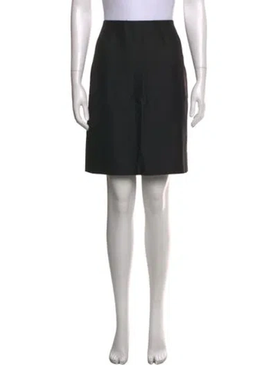 Pre-owned Prada Vintage Mini Skirt In Black