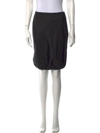 Pre-owned Prada Vintage Mini Skirt In Black