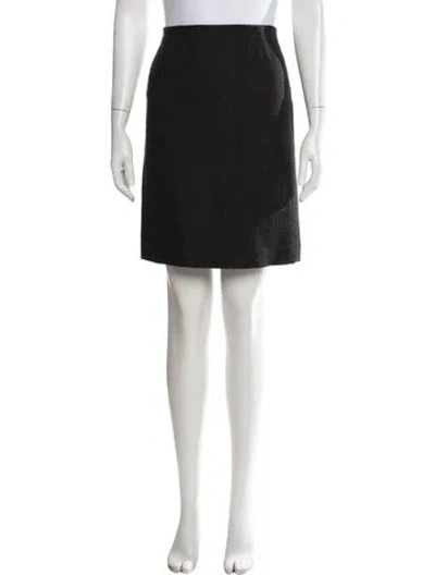 Pre-owned Prada Vintage Mini Skirt In Black
