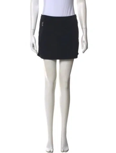 Pre-owned Prada Vintage Mini Skirt In Blue