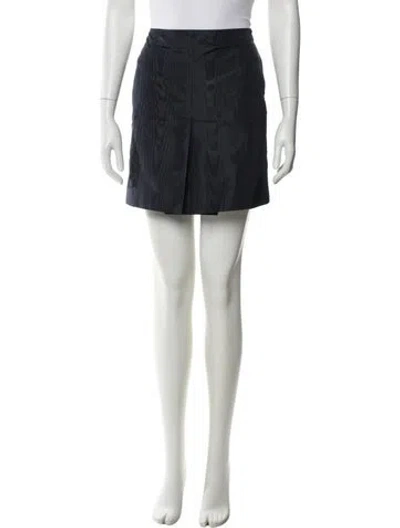 Pre-owned Prada Vintage Mini Skirt In Blue