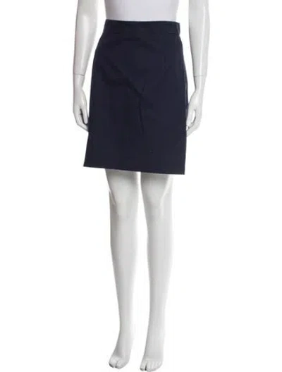 Pre-owned Prada Vintage Mini Skirt In Blue