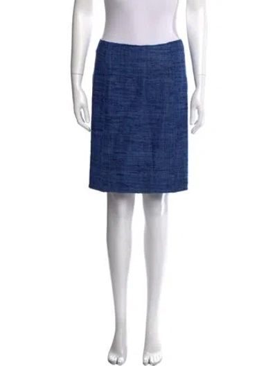 Pre-owned Prada Vintage Mini Skirt In Blue