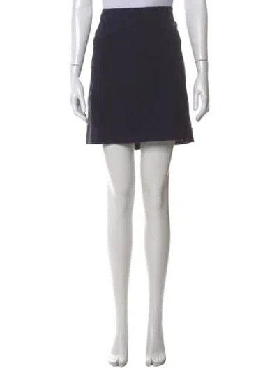 Pre-owned Prada Vintage Mini Skirt In Blue