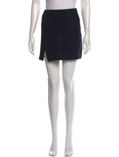 Pre-owned Prada Vintage Mini Skirt In Blue