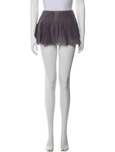 Pre-owned Prada Vintage Mini Skirt In Blue
