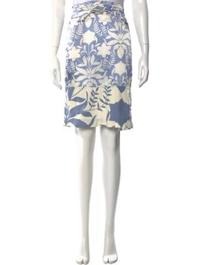 Pre-owned Prada Vintage Mini Skirt In Blue