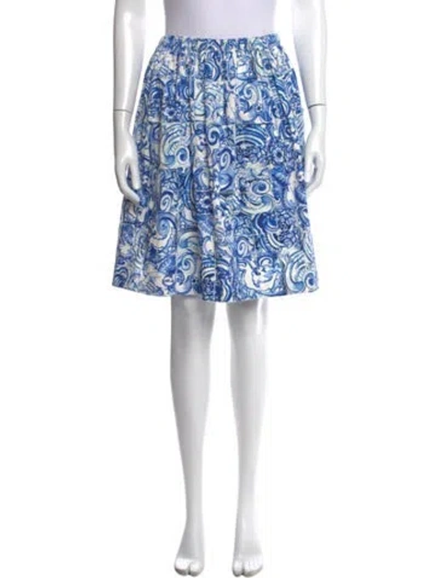 Pre-owned Prada Vintage Mini Skirt In Blue