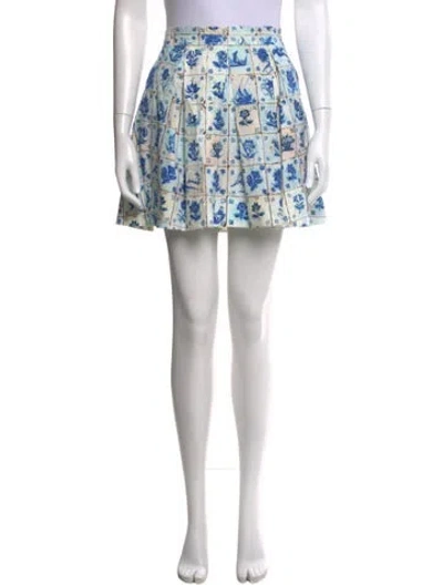 Pre-owned Prada Vintage Mini Skirt In Blue