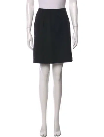 Pre-owned Prada Vintage Mini Skirt In Blue