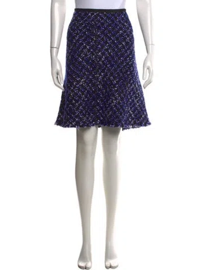 Pre-owned Prada Vintage Mini Skirt In Blue