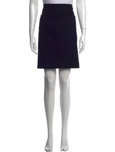 Pre-owned Prada Vintage Mini Skirt In Blue