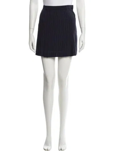 Pre-owned Prada Vintage Mini Skirt In Blue
