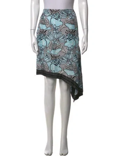 Pre-owned Prada Vintage Mini Skirt In Blue