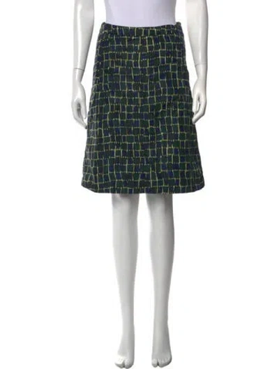 Pre-owned Prada Vintage Mini Skirt In Blue